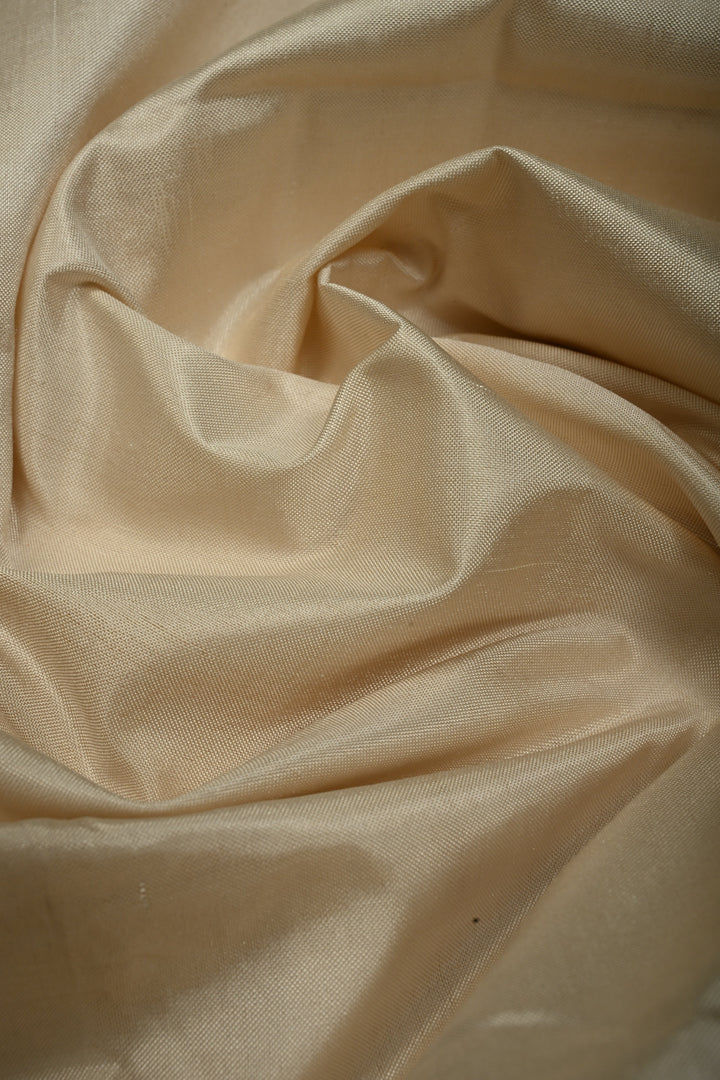 Ivory Pure Silk Pochampally Ikkat Silk Saree with Floral Design Border | SILK MARK CERTIFIED | SHOBITAM