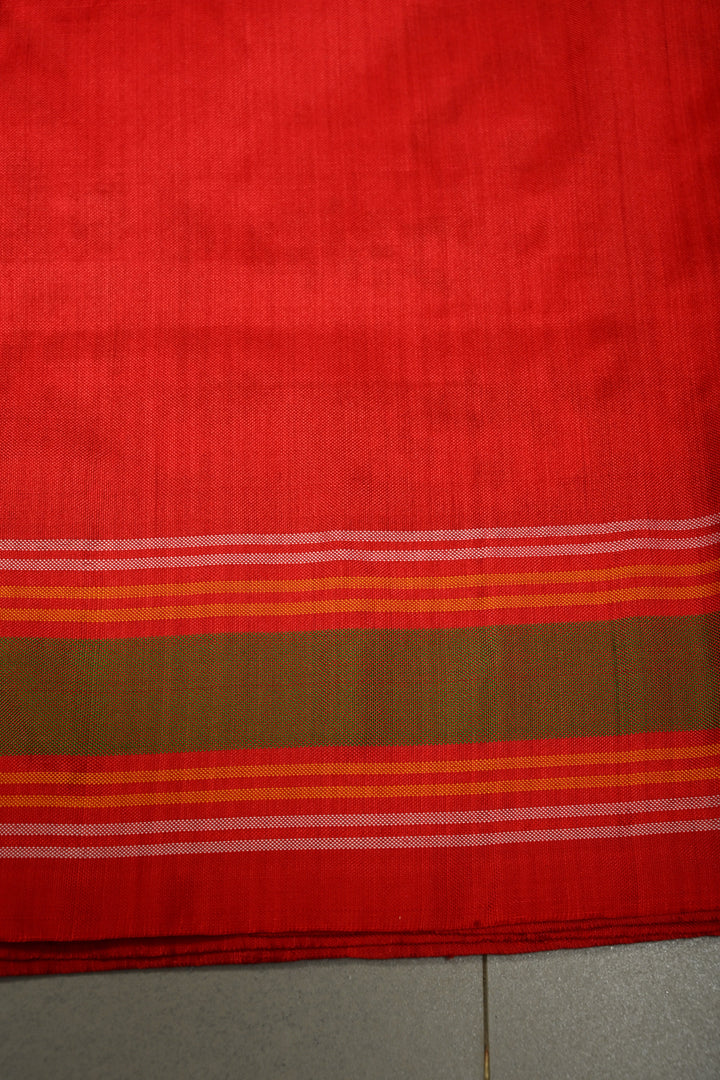 Slate Gray Pochampally Ikkat Pure Silk Saree with Floral Jaal and Vanasingaram Contrast Panel Design on Zari Border  | SILK MARK CERTIFIED | SHOBITAM