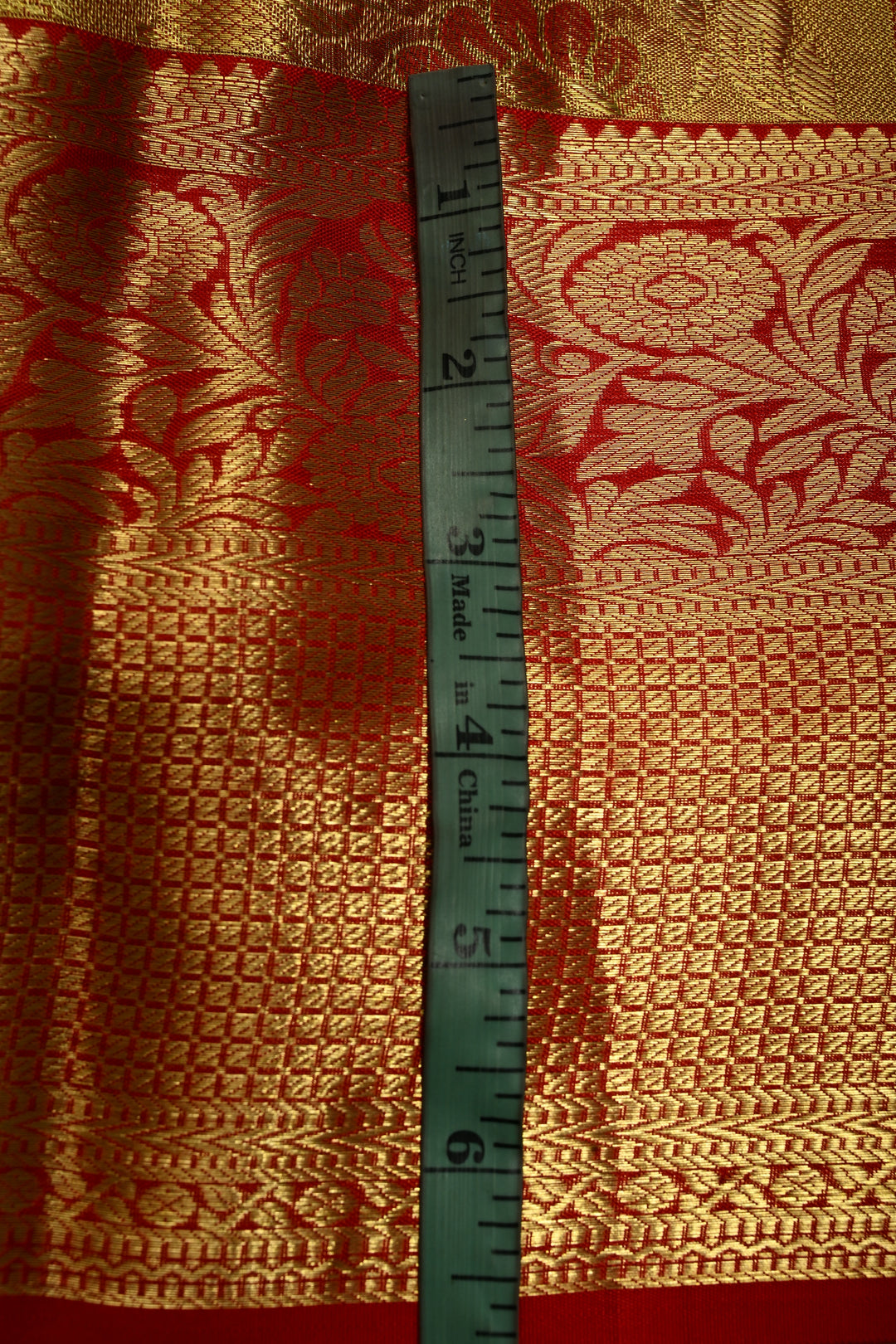 Orange-Gold Tissue Kanjivaram Pure Silk Saree with Meenakari Floral Brocade Jaal and Zari Border | SILK MARK CERTIFIED | SHOBITAM