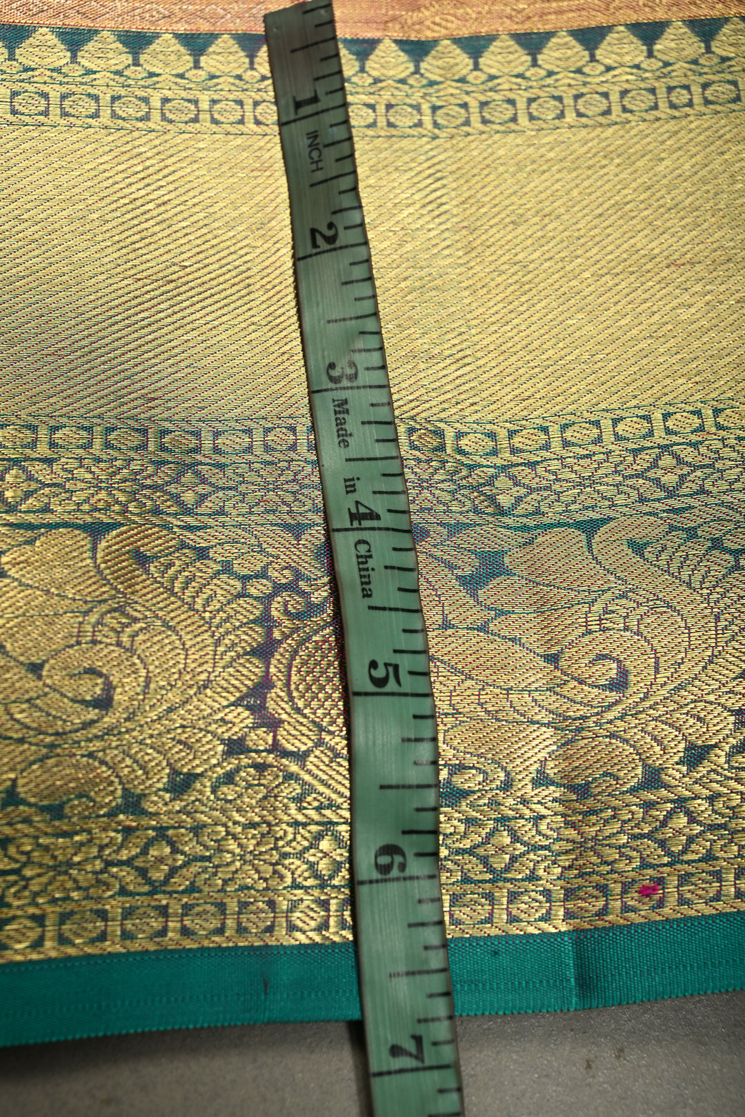 Pink-Gold Tissue Kanjivaram Soft Silk Saree with Zari Ornated Stripes Brocade and Contrast Zari Border | SILK MARK CERTIFIED | SHOBITAM