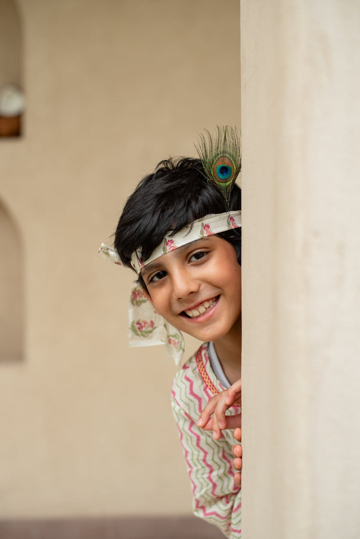 Chevron Kurta Set | SHOBITAM