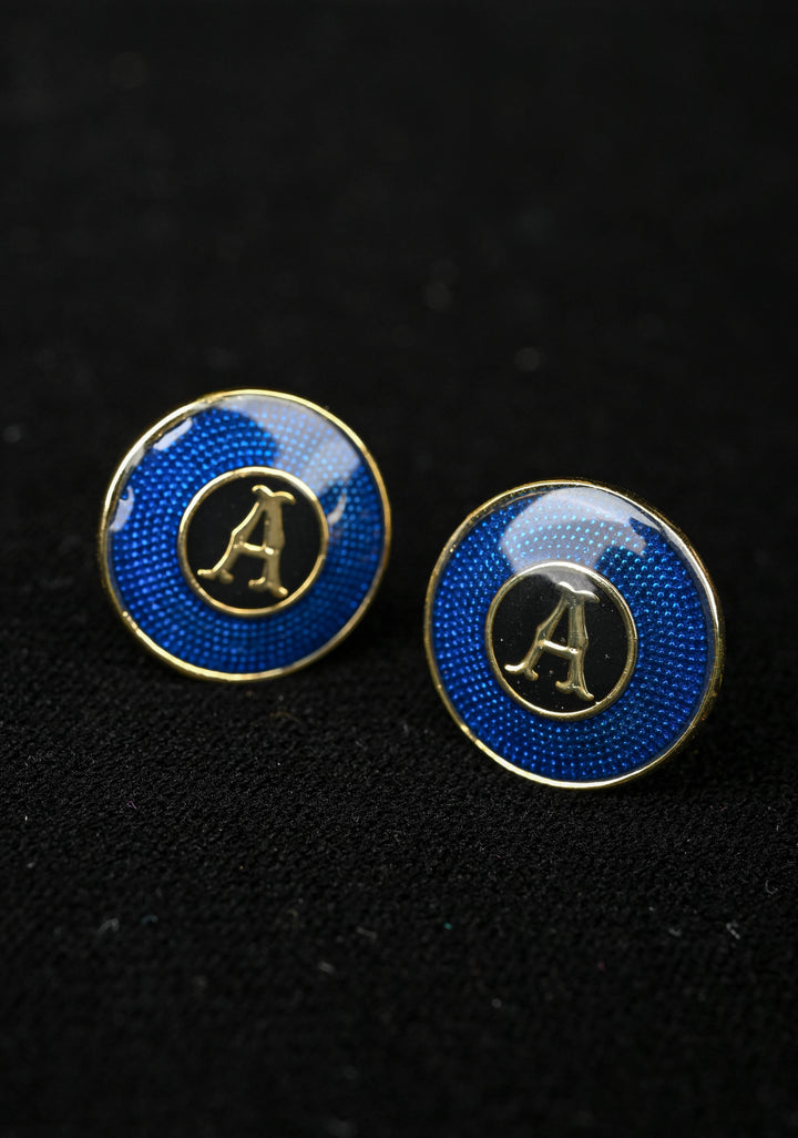 Stylish A Monogram Cufflinks