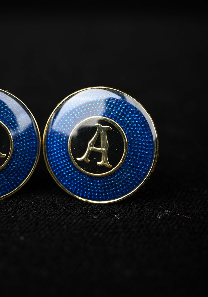 Stylish A Monogram Cufflinks