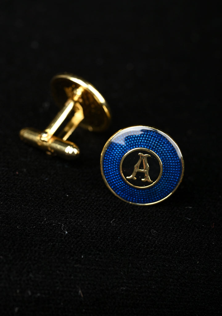 Stylish A Monogram Cufflinks