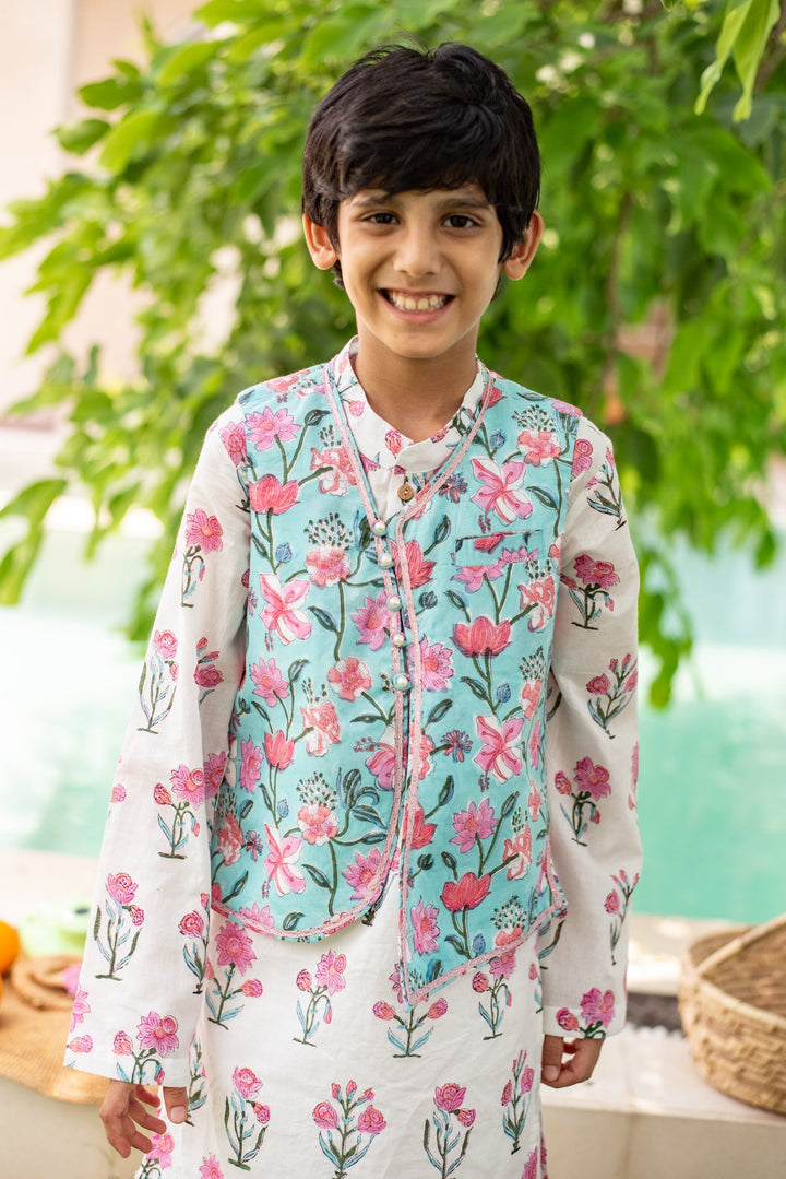 Firozi Kurta Set | SHOBITAM