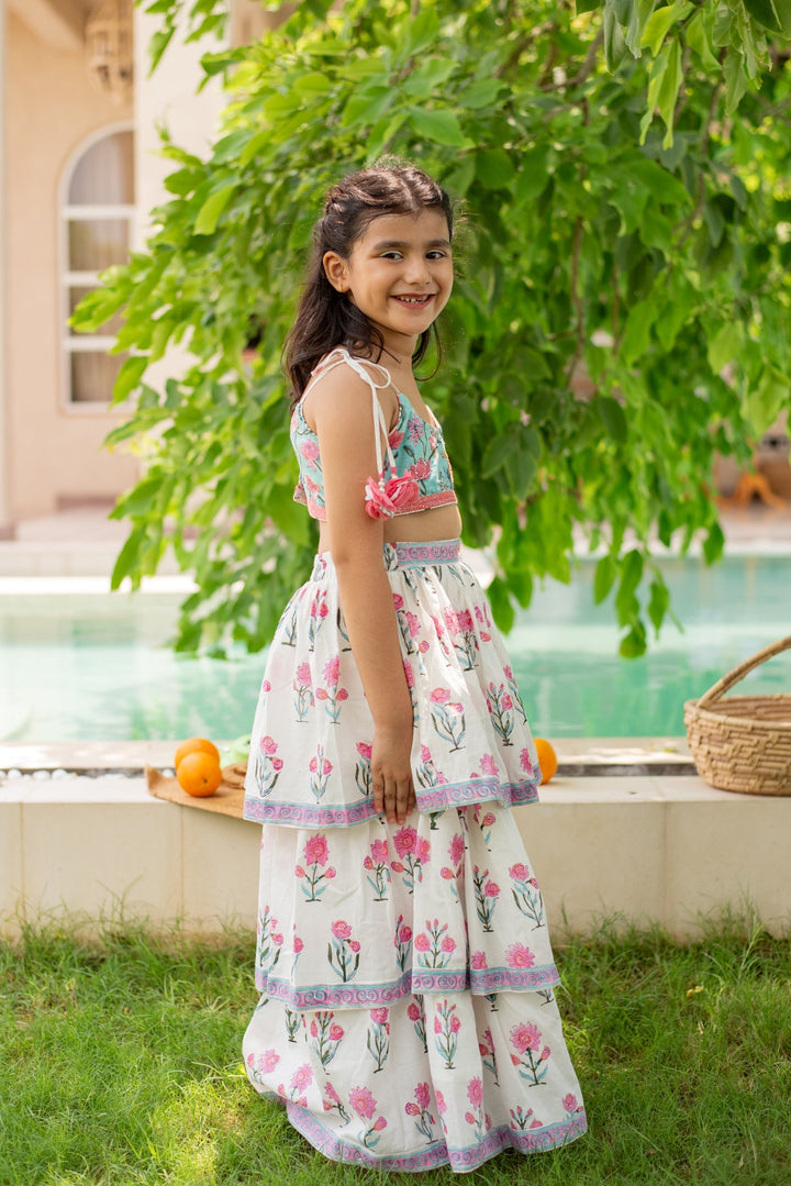 Firozi Skirt Set | SHOBITAM