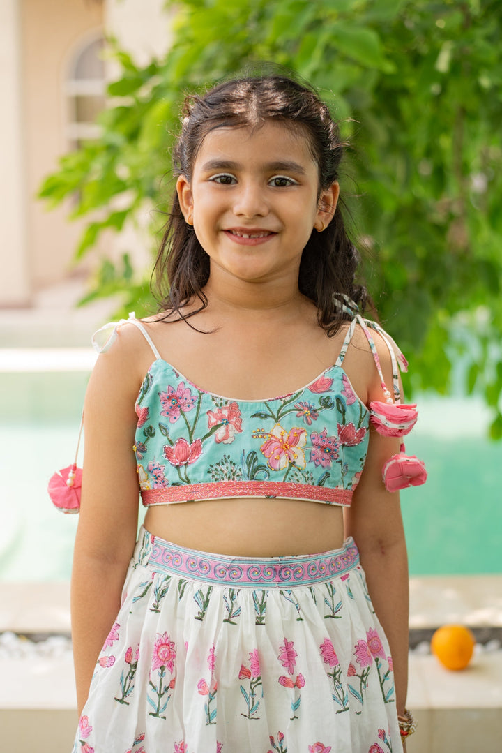 Firozi Skirt Set | SHOBITAM