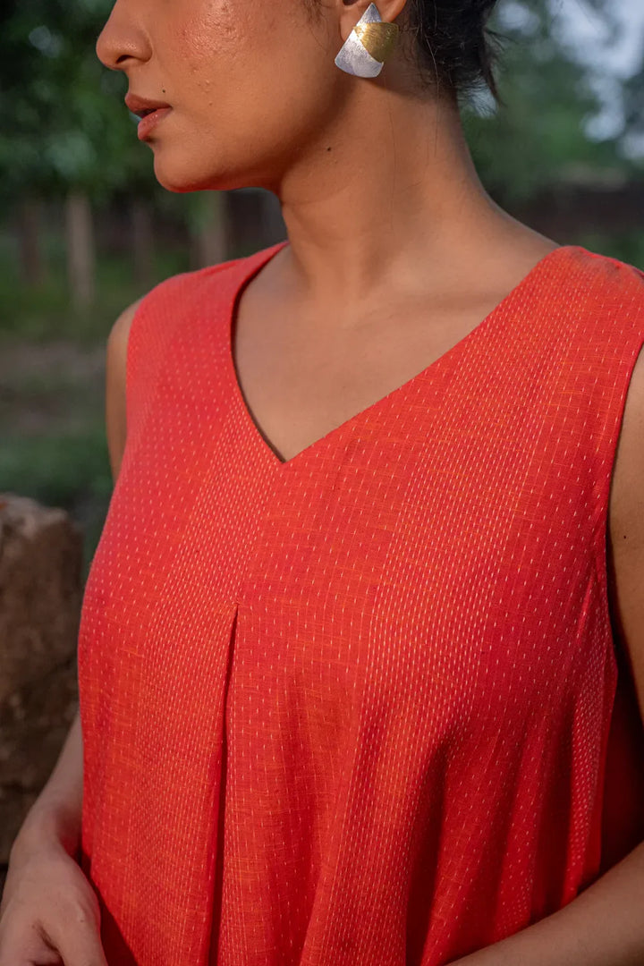 Marigold South Cotton Dress | SHOBITAM