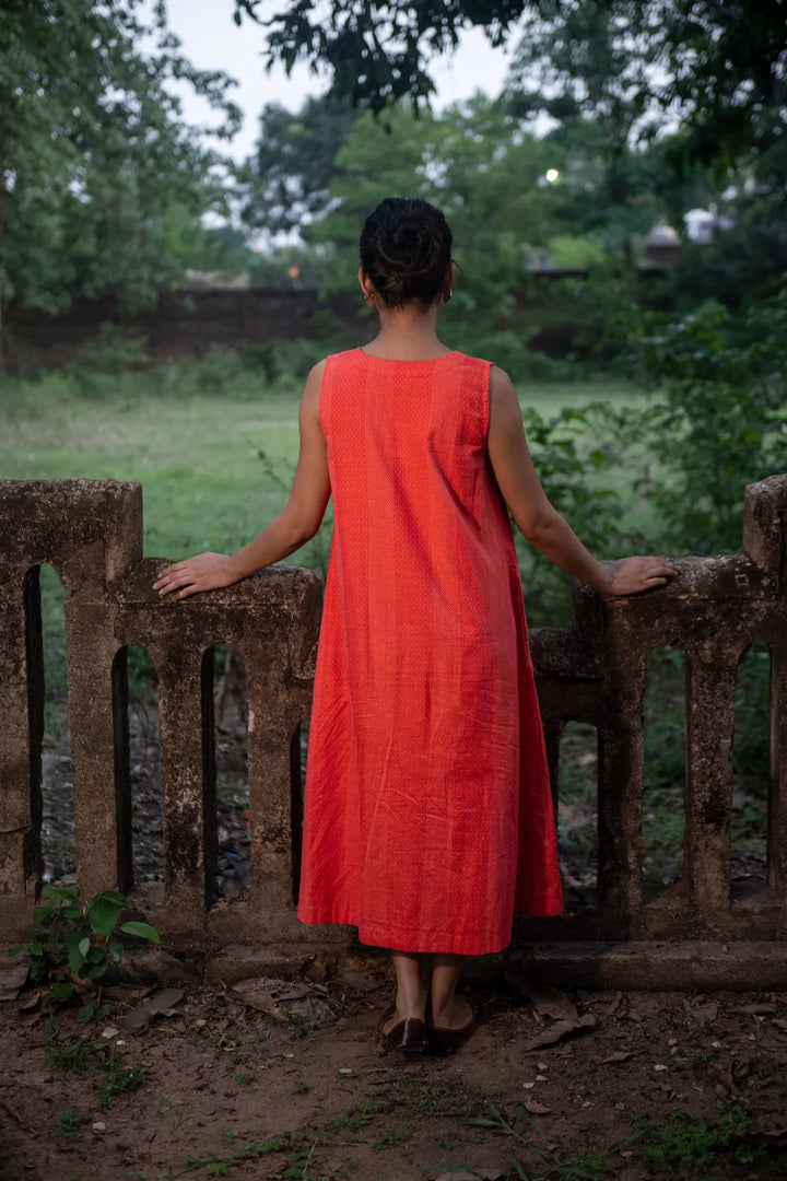 Marigold South Cotton Dress | SHOBITAM