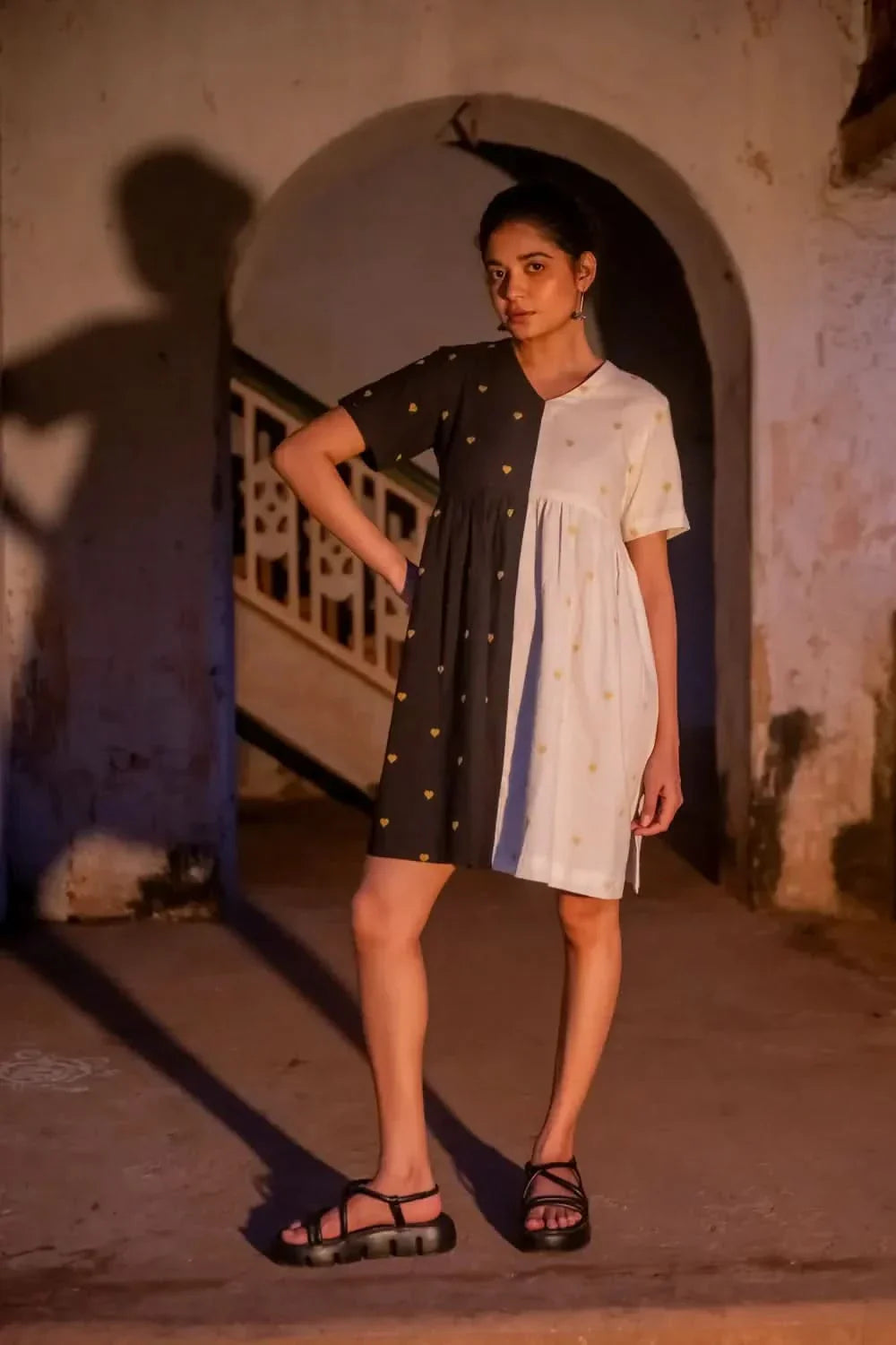 Day & Night South Cotton Dress | SHOBITAM