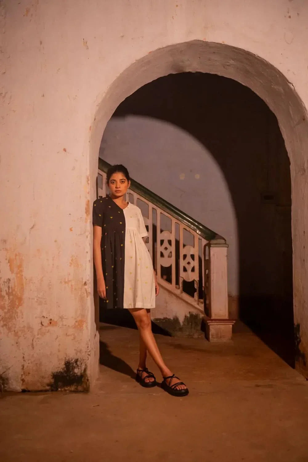 Day & Night South Cotton Dress | SHOBITAM