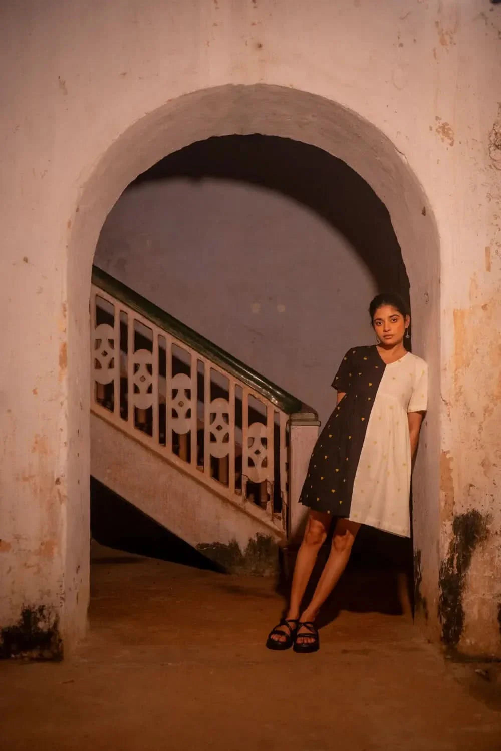 Day & Night South Cotton Dress | SHOBITAM