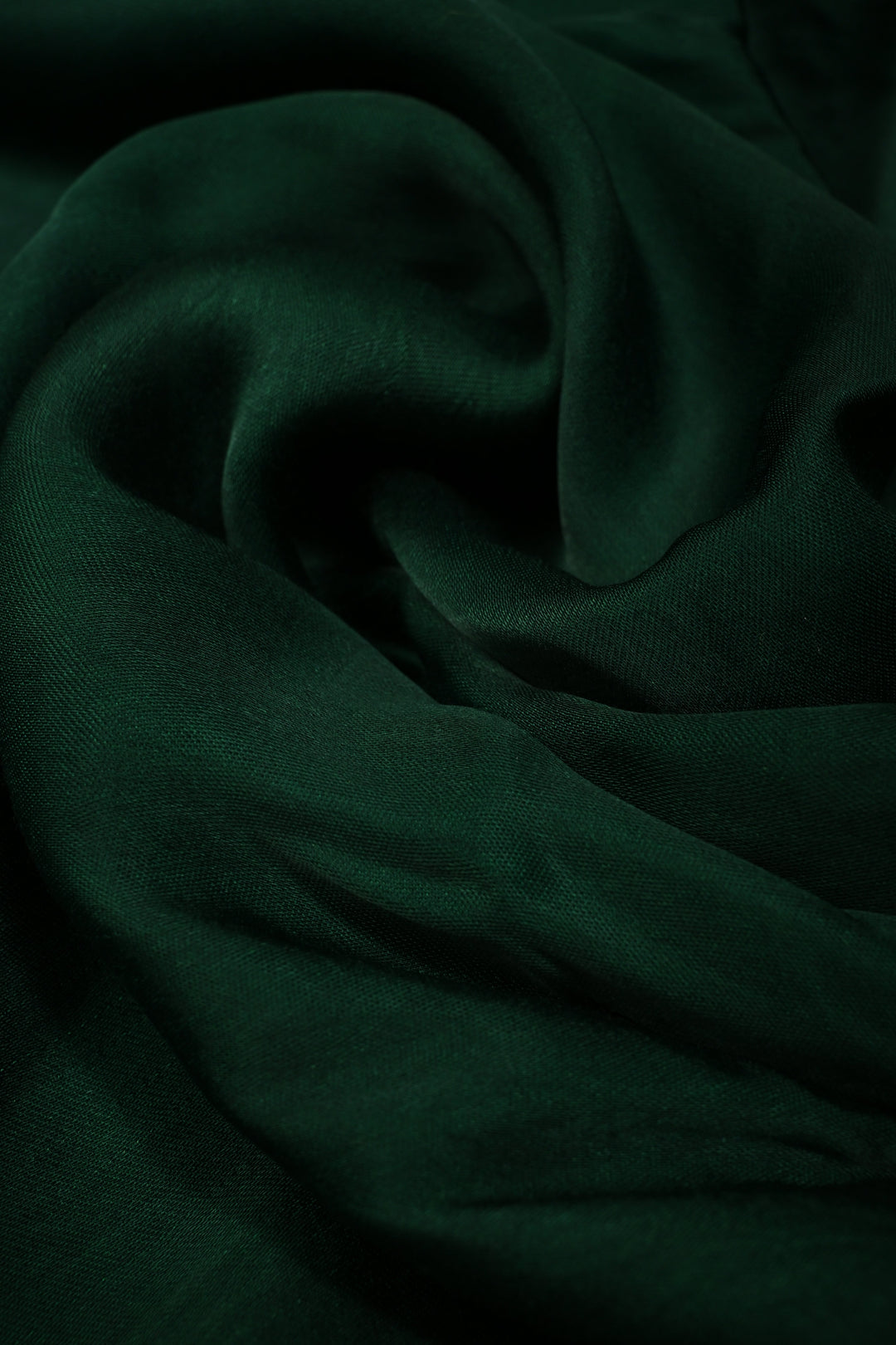 Bottle Green Modal Silk Saree with Blooming Daisy Flower Hand Painted and Lagda Patta Crushed Tissue Pallu | SHOBITAM