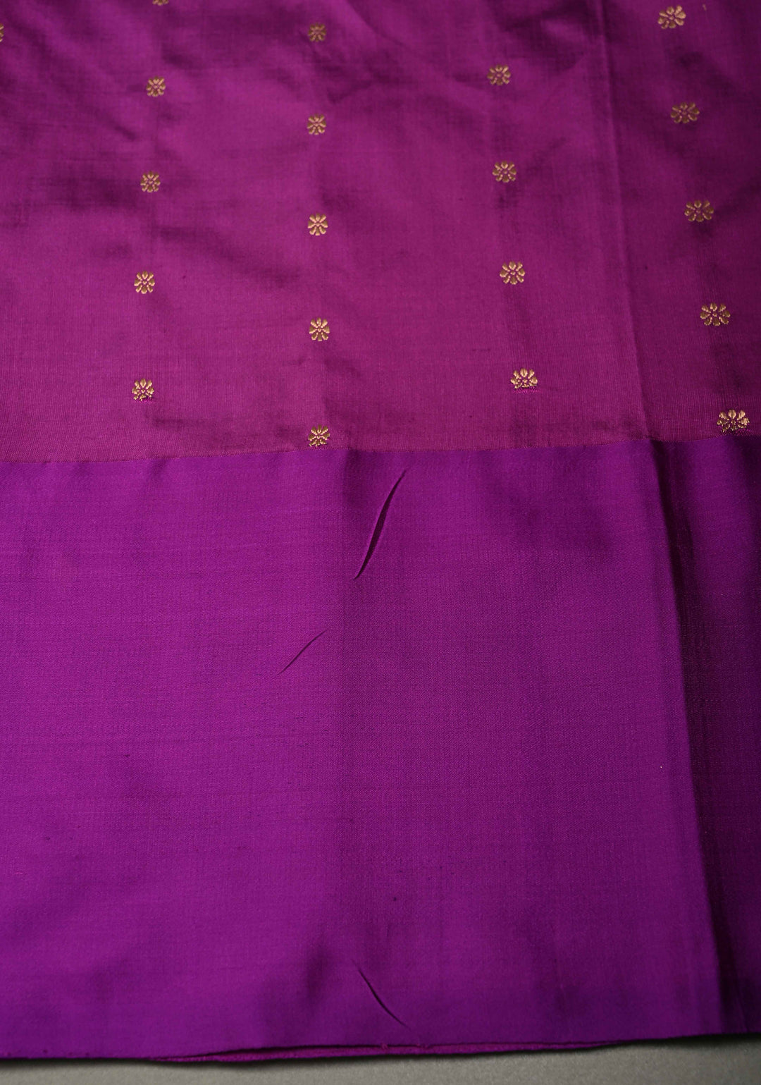 Peach-Pink Dual Tone Banarasi Katan Silk Saree with Floral Zari Buttas and Contrast Zari Border | SILK MARK CERTIFIED | SHOBITAM