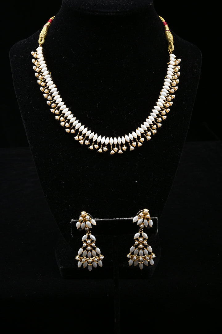 Handcrafted Natural pearl Necklace | SHOBITAM