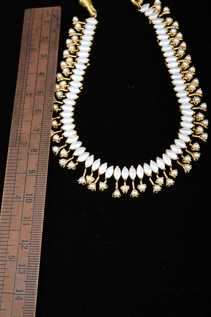 Handcrafted Natural pearl Necklace | SHOBITAM
