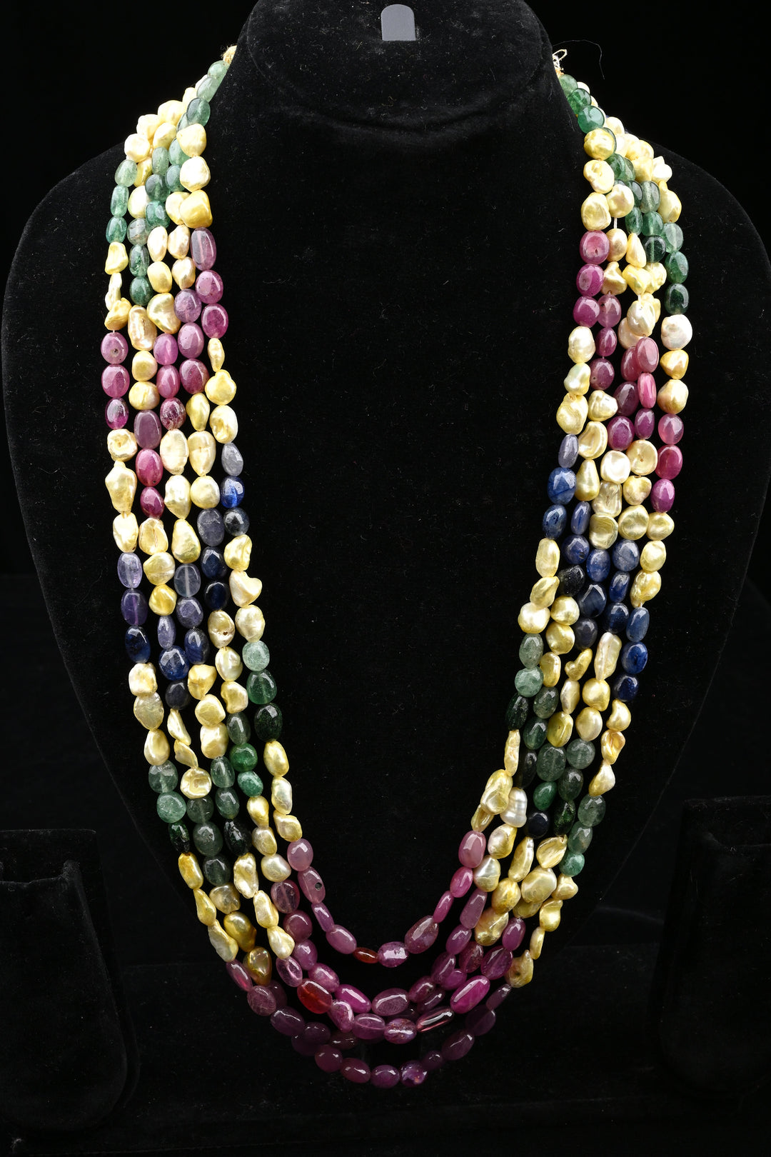 Carnival of Gems Multicolor Festival Necklace | SHOBITAM