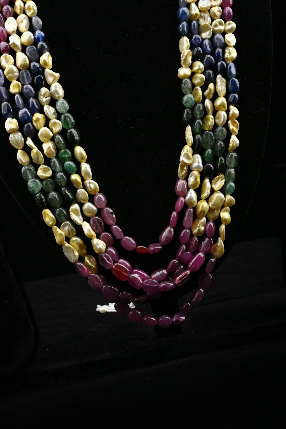 Carnival of Gems Multicolor Festival Necklace | SHOBITAM