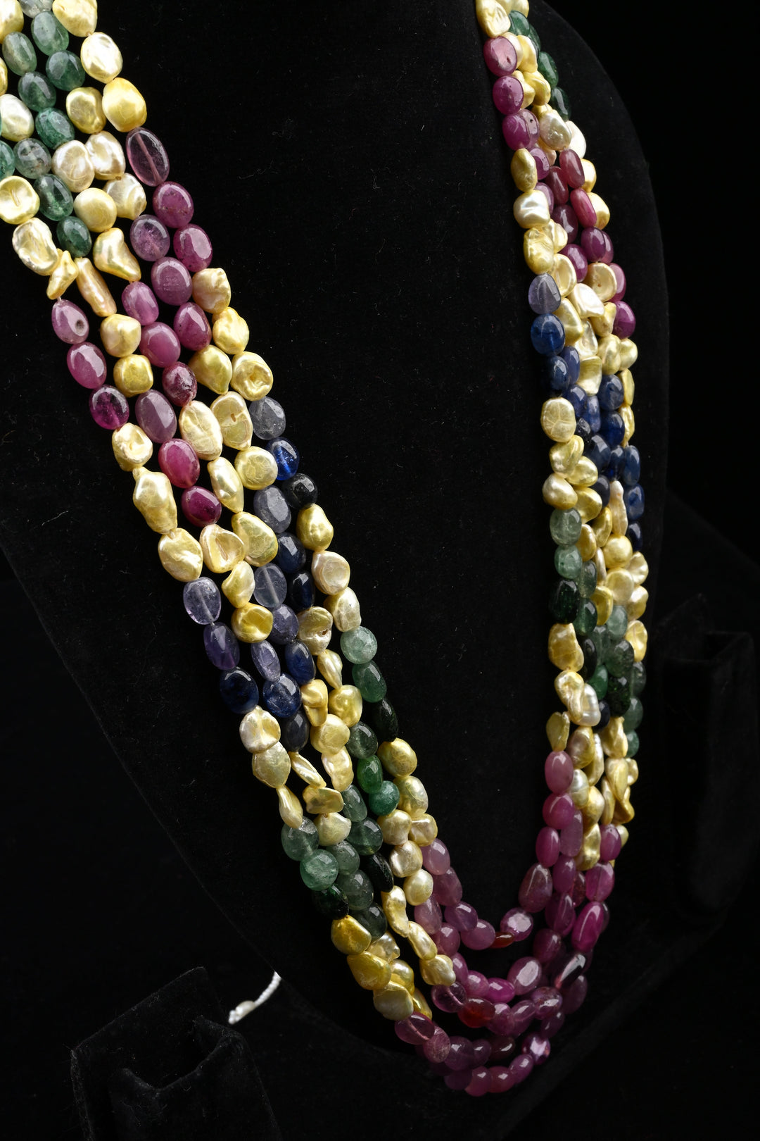 Carnival of Gems Multicolor Festival Necklace | SHOBITAM