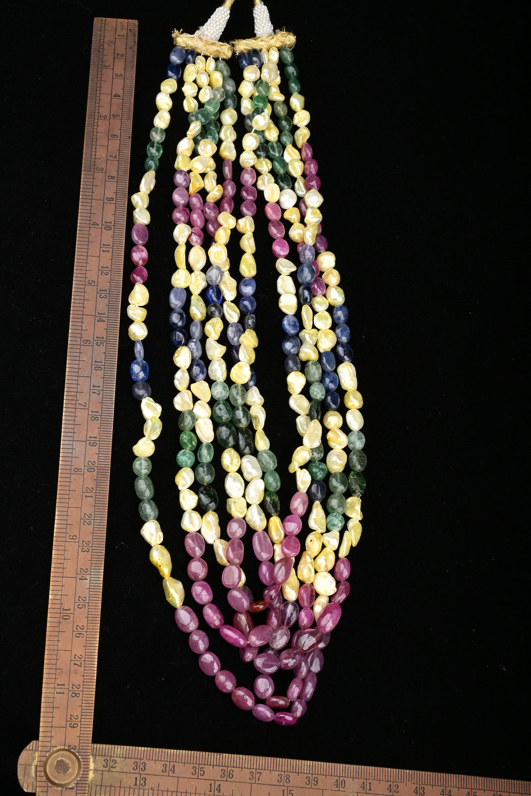 Carnival of Gems Multicolor Festival Necklace | SHOBITAM