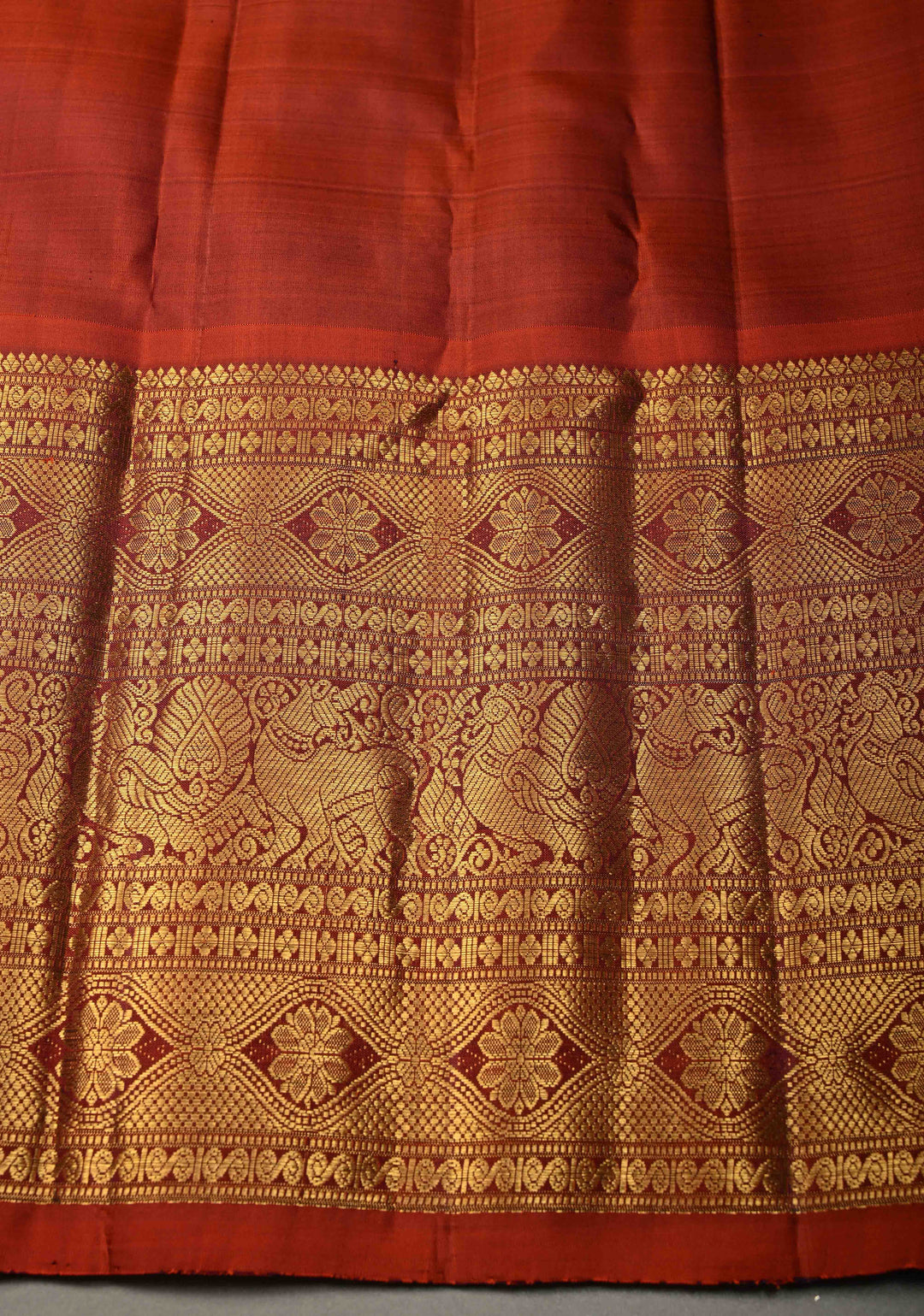Deep Eggplant Purple Zari Checks on Gadwal Silk Saree with Zari Buttas and Contrast Wide Zari Border | SILK MARK CERTIFIED | SHOBITAM