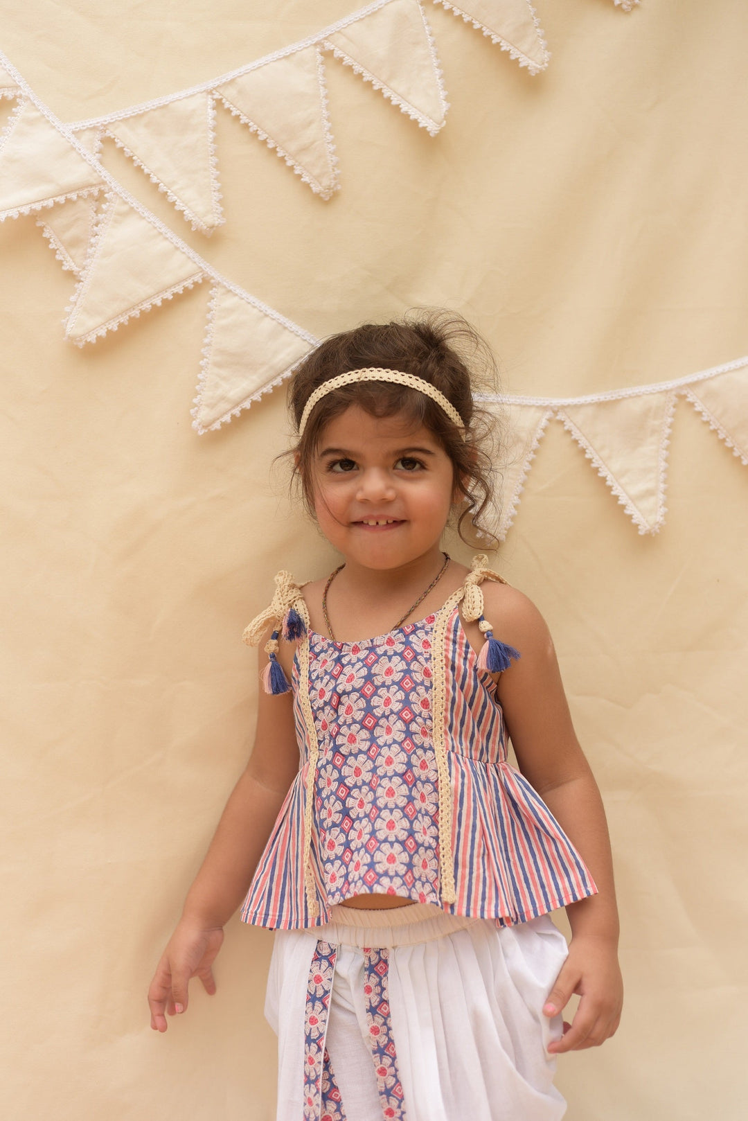 Meera Dhoti Crop-Top Set | SHOBITAM
