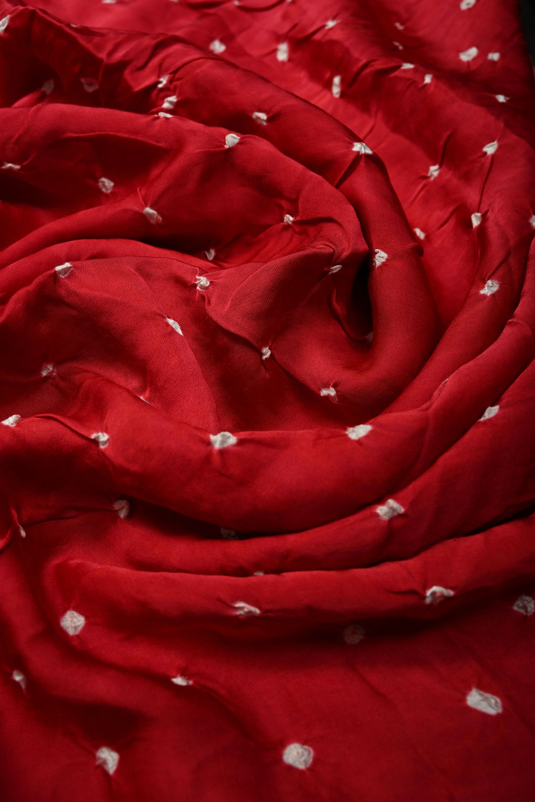 Elegant Rani Pink Modal Silk Saree Featuring hand Bandhani and Kalamkari Digital Print | SHOBITAM