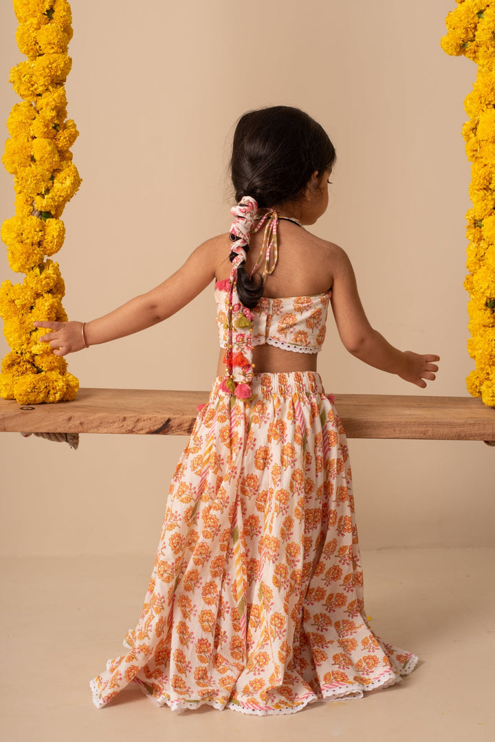 Genda Lehenga Set | SHOBITAM