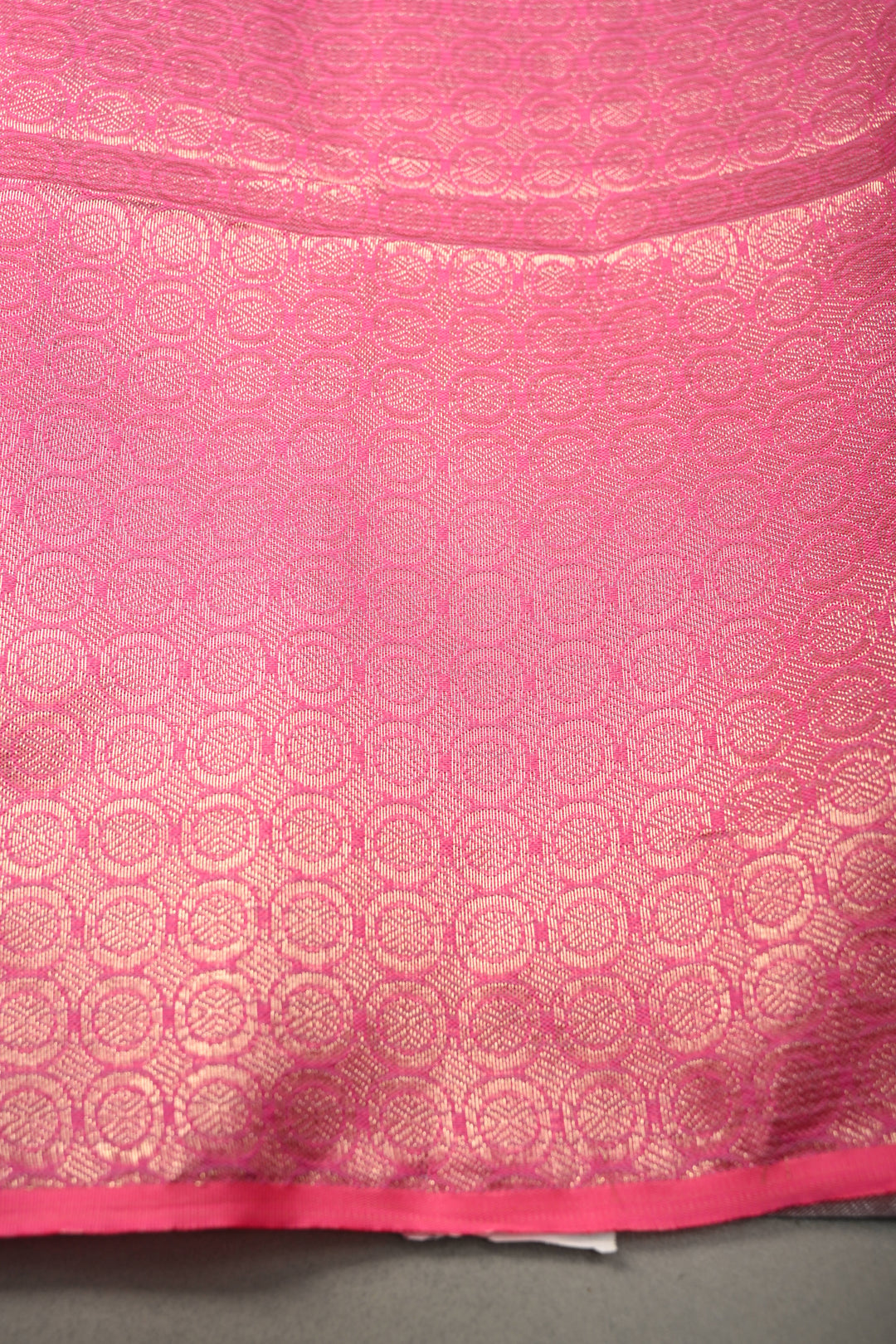 Lavender Vegan Viscose Kota Doria Tissue Saree with Sona Rupa Jaal Zari Detailing and Zari Border