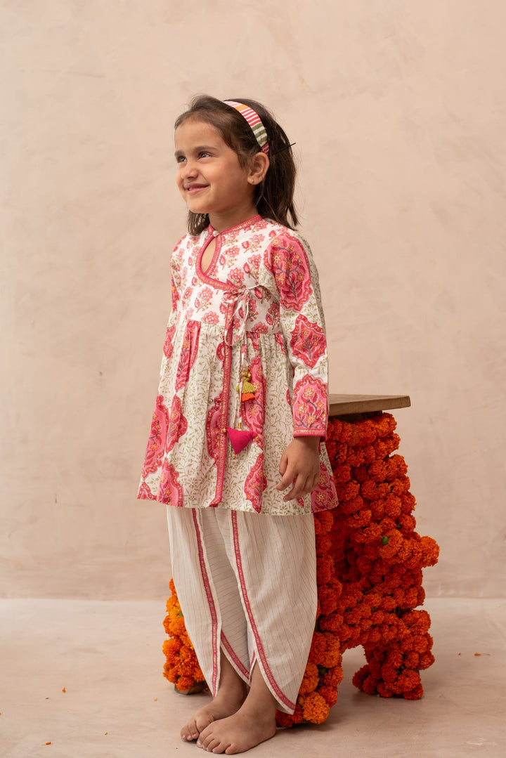 Jharokha Angrakha-Dhoti Set | SHOBITAM