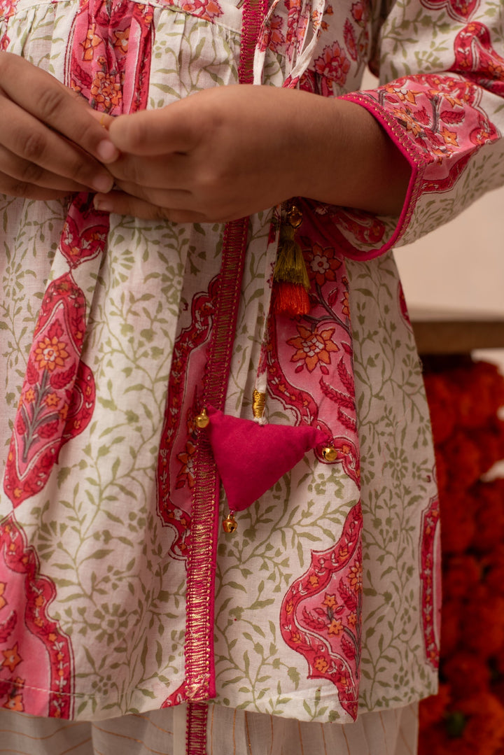 Jharokha Angrakha-Dhoti Set | SHOBITAM