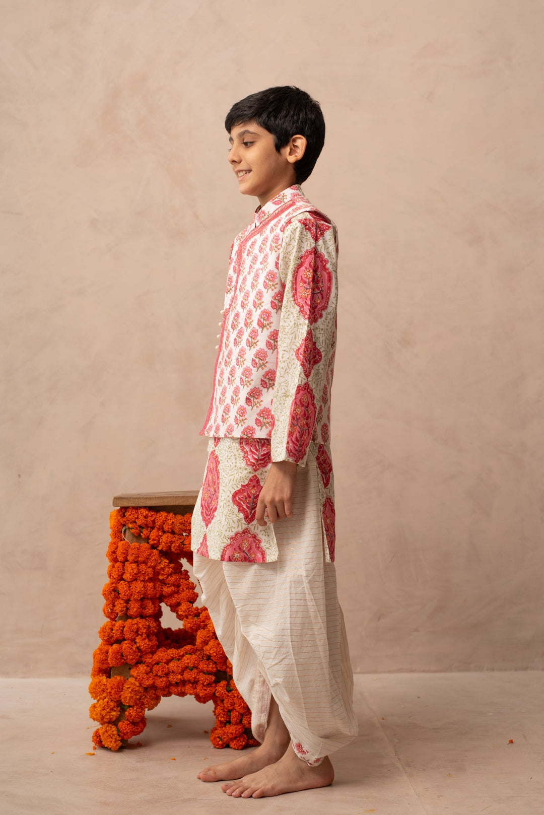 Jharokha Bandi Jacket Set | SHOBITAM