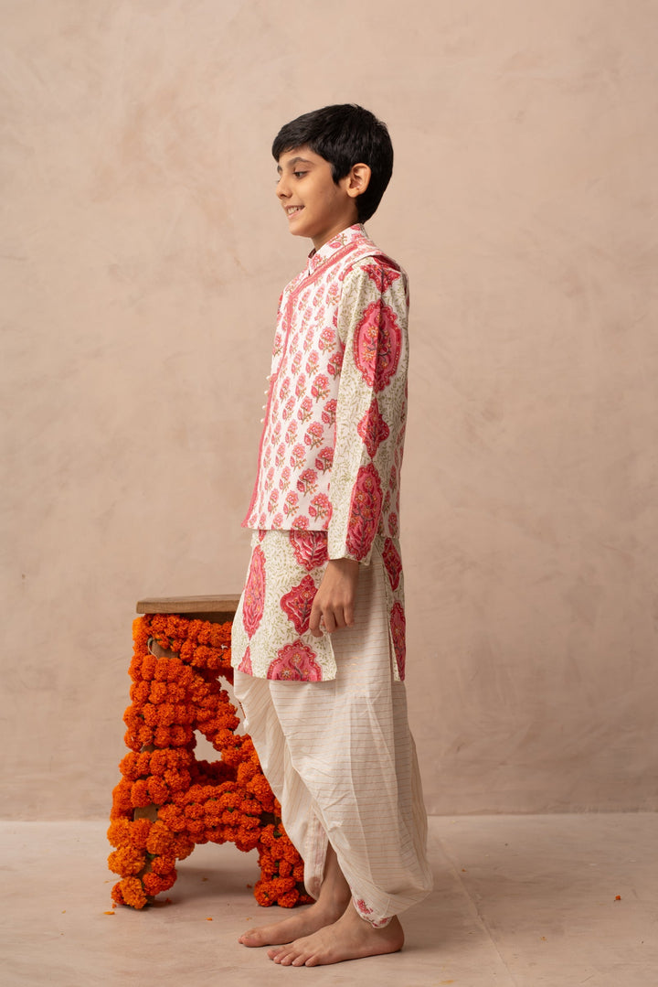 Jharokha Bandi Jacket Set | SHOBITAM
