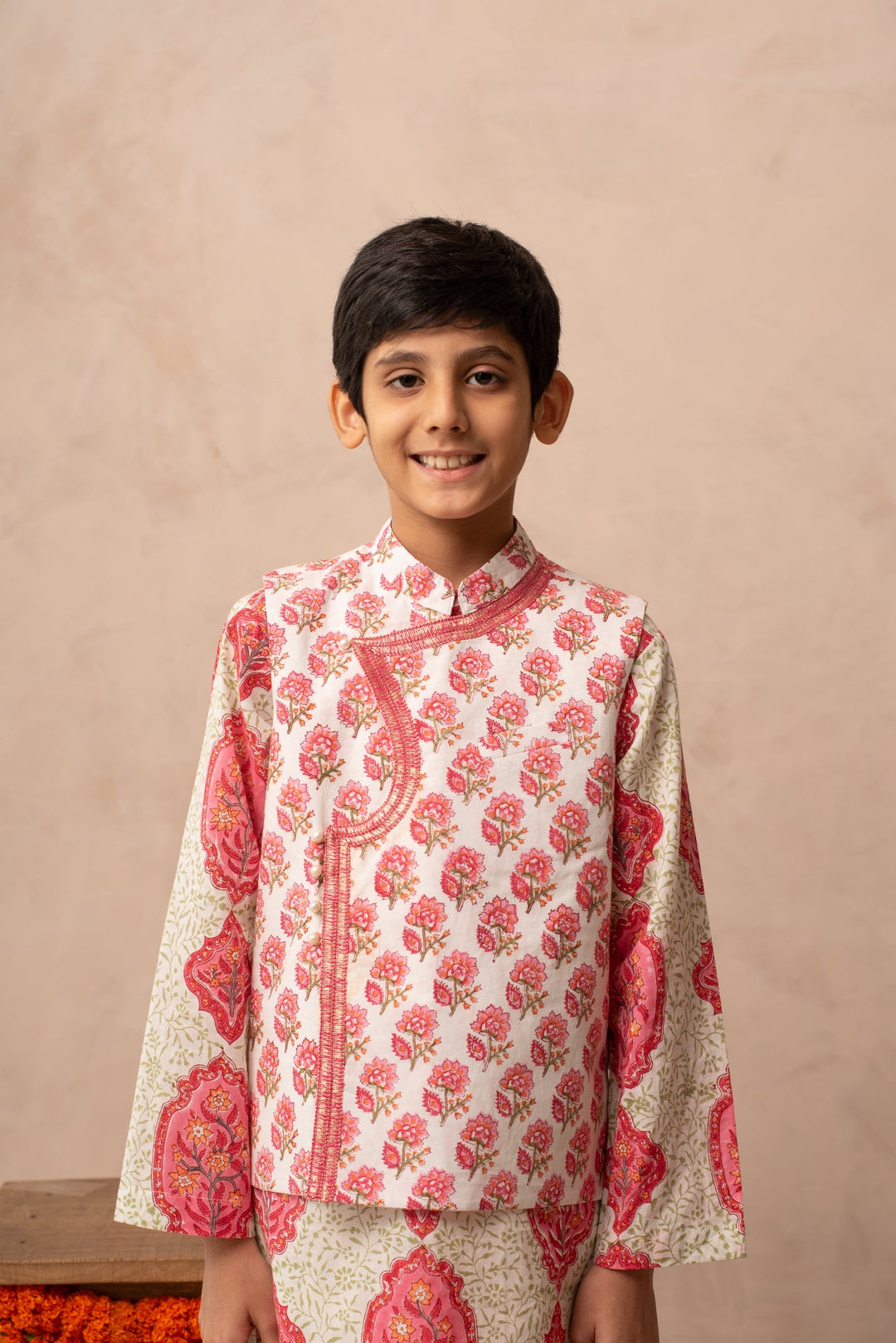 Jharokha Bandi Jacket Set | SHOBITAM