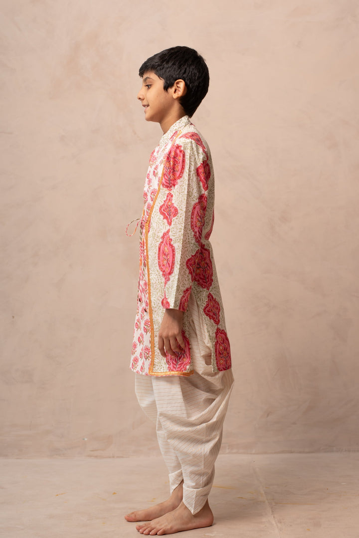 Jharokha Angrakha Kurta Set | SHOBITAM