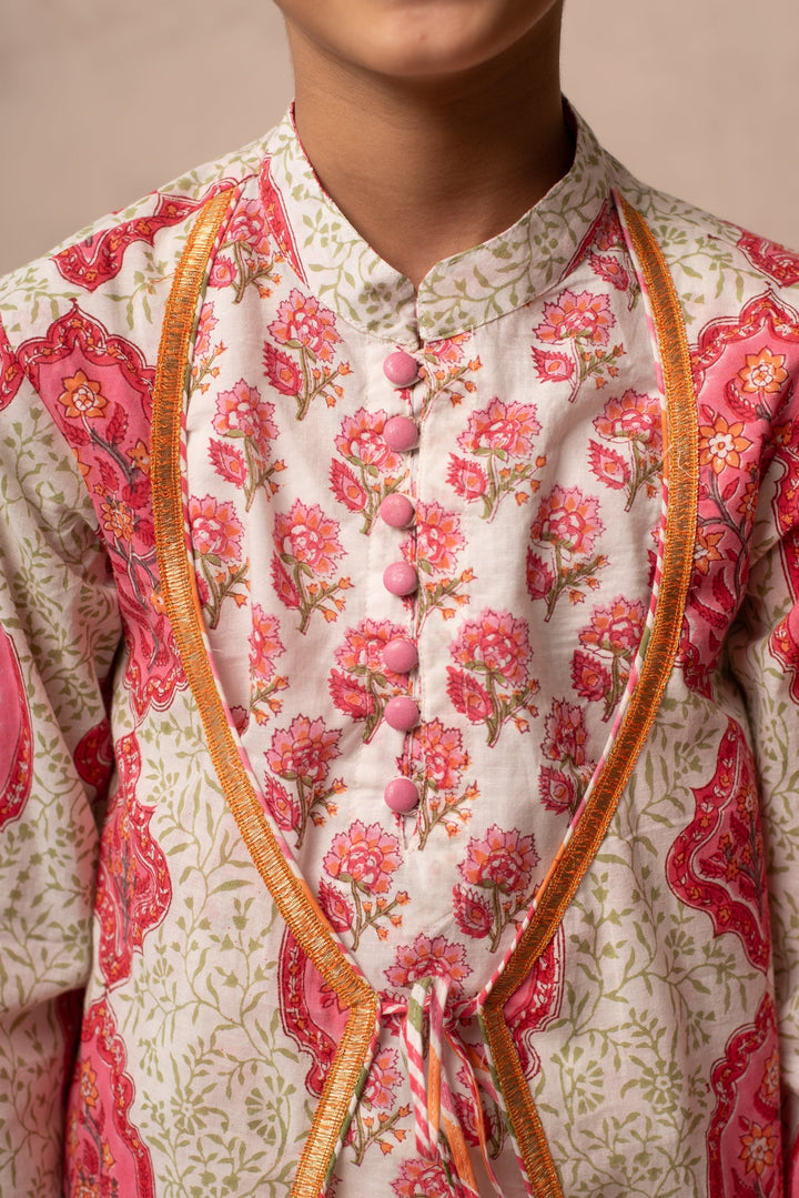 Jharokha Angrakha Kurta Set | SHOBITAM