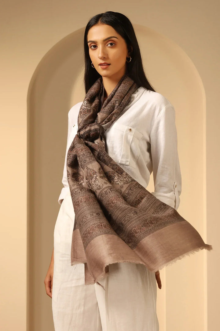 Rhea Cashmere Stole | SHOBITAM
