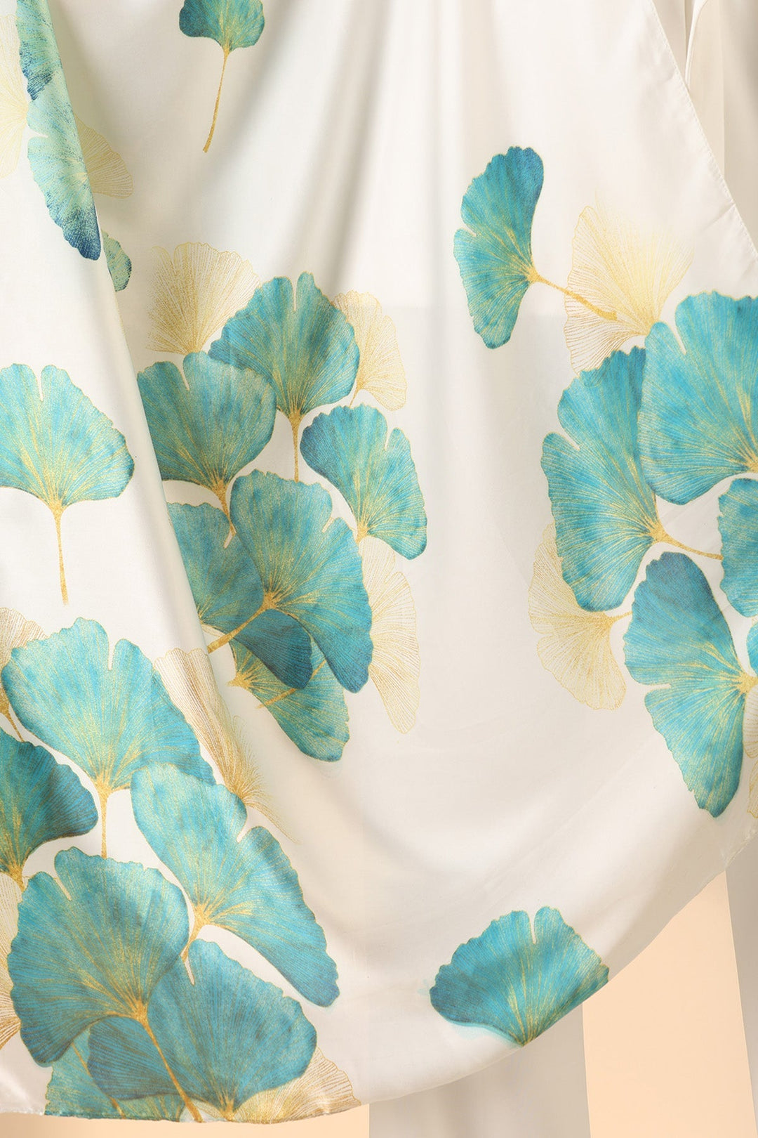Unique Dilian Silk Scarf with Floral Print | SHOBITAM