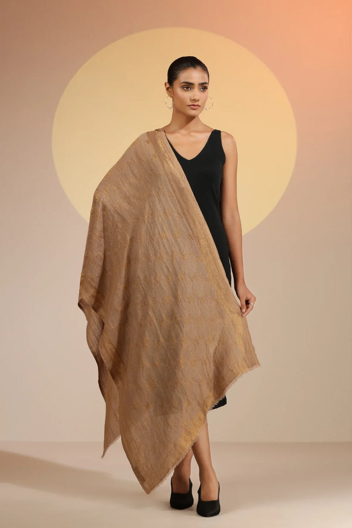 Ashti Cashmere Fine Wool Stole | SHOBITAM