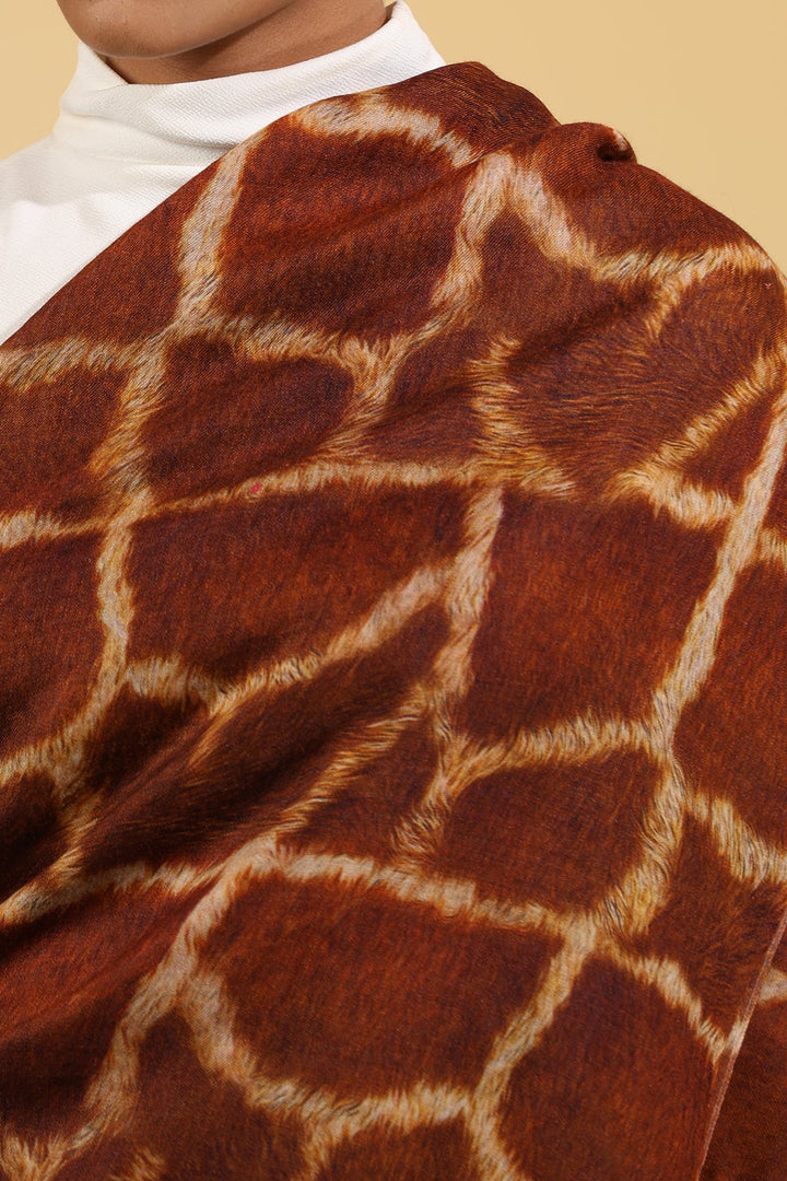 Stacy Cashmere Fine Wool Stole | SHOBITAM