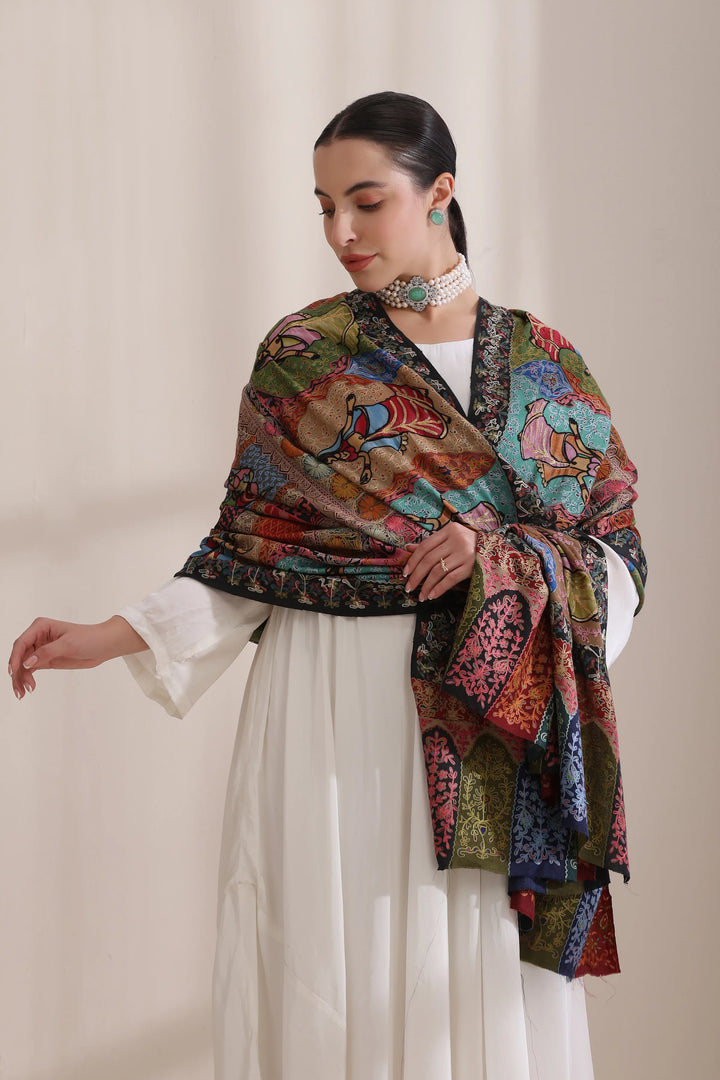 Ija Cashmere Shawl for Men & Women | SHOBITAM