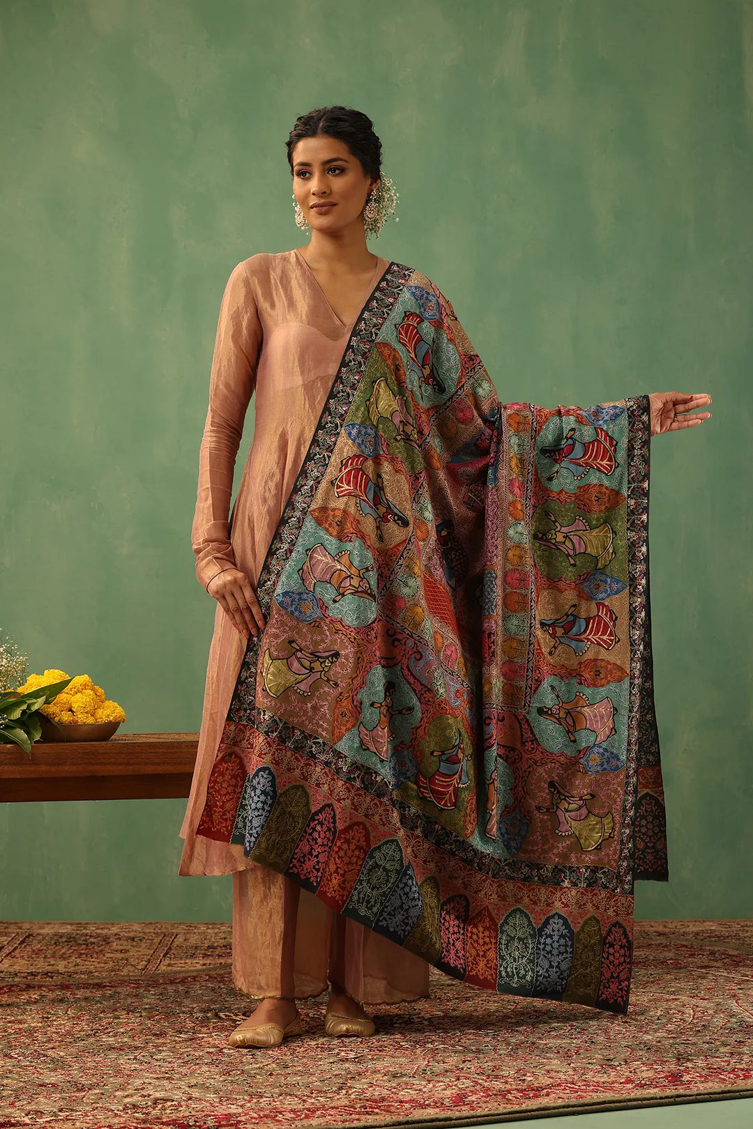 Ija Cashmere Shawl for Men & Women | SHOBITAM