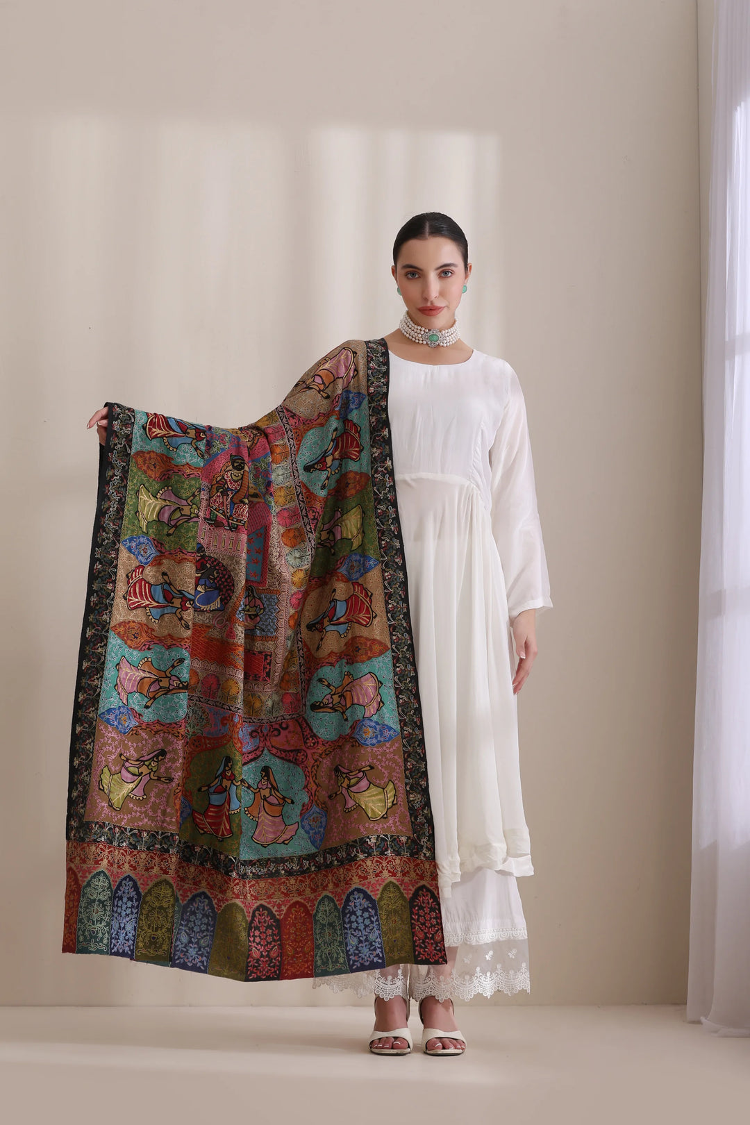Ija Cashmere Shawl for Men & Women | SHOBITAM