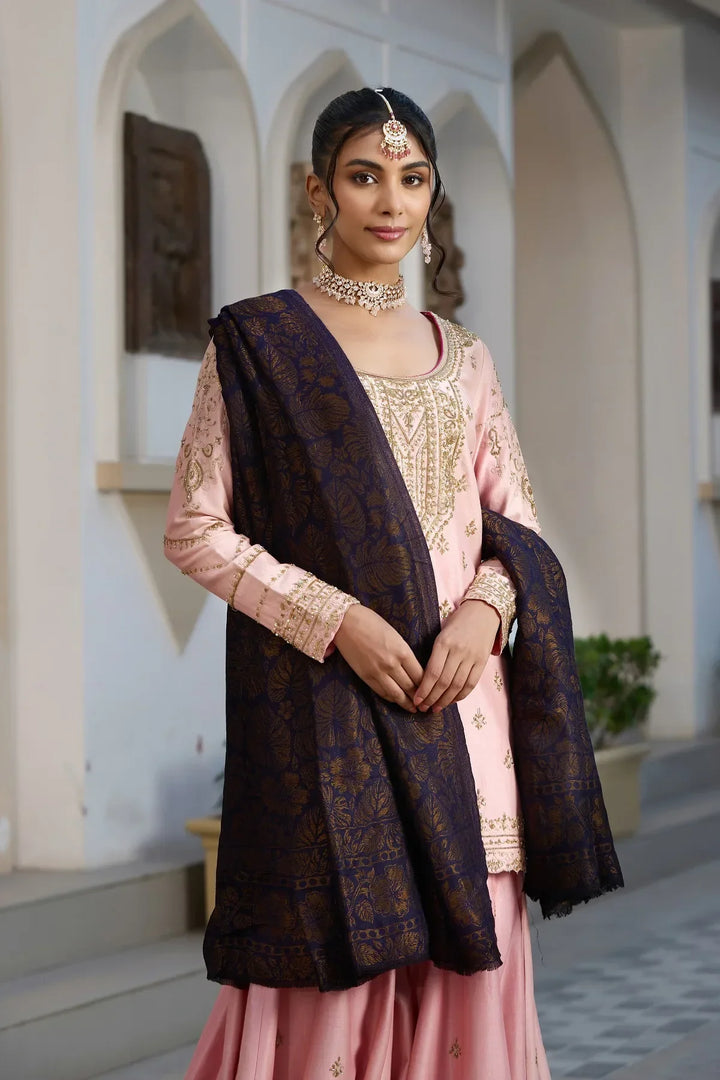 Oviya Cashmere Fine Wool Shawl for Men & Women | SHOBITAM