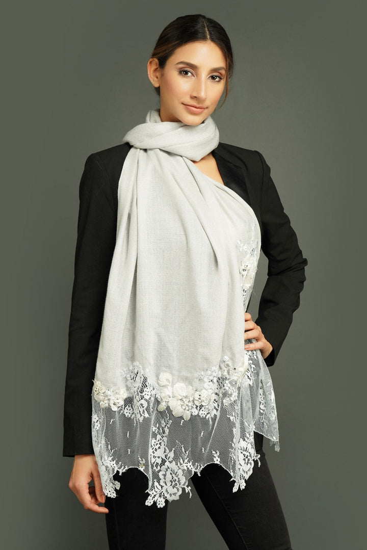 Cashmere 3D Wool Stole | SHOBITAM