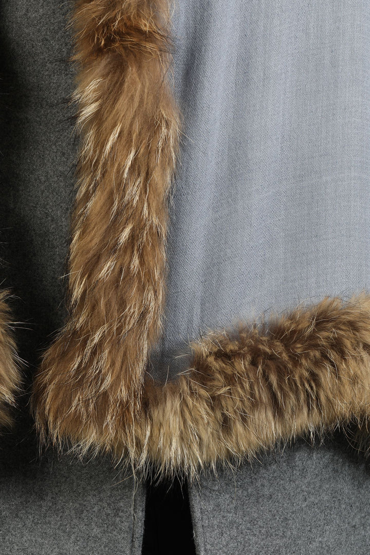 Cashmere High-Quality Fur Stole | SHOBITAM