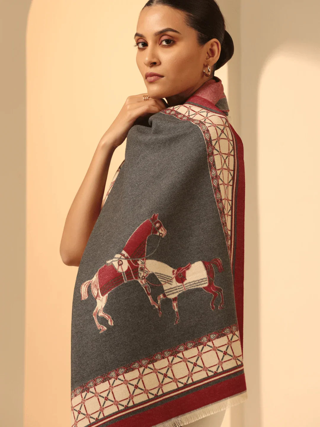 Olivia Cashmere Stole | SHOBITAM