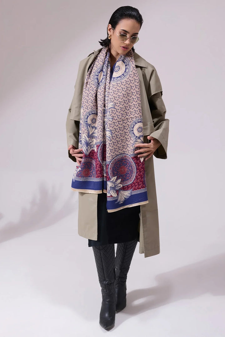 Mishma Multicolor Heritage Cashmere stole Size 8x80/71X203