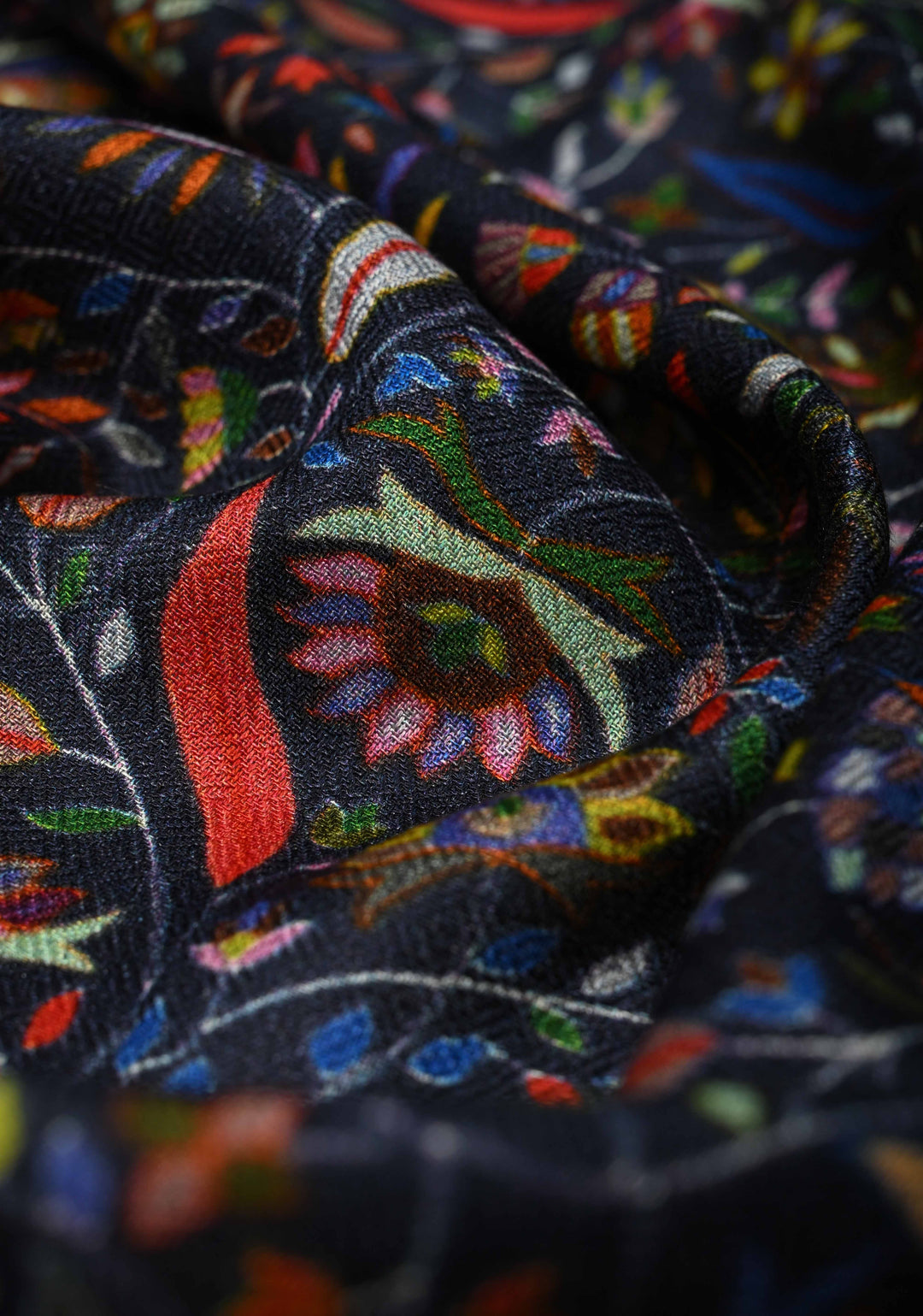 His & Her Charcoal Black Fine Stole & Midnight Blue Cashmere fine wool Stoles – Luxury Anniversary, Wedding & Return Gift Size 30 x 80