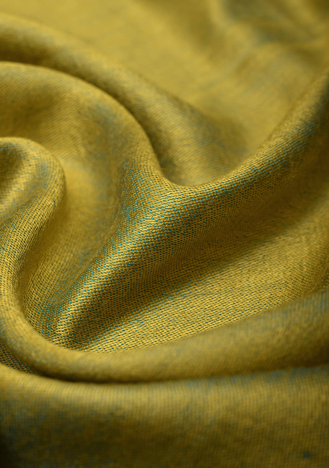 His & Her Yellow Floral Meenakari Jaal Stole & Yellowish Green Cashmere Fine Wool Stole - Luxury Anniversary, Wedding & Return Gift SizeSize 30 x 83